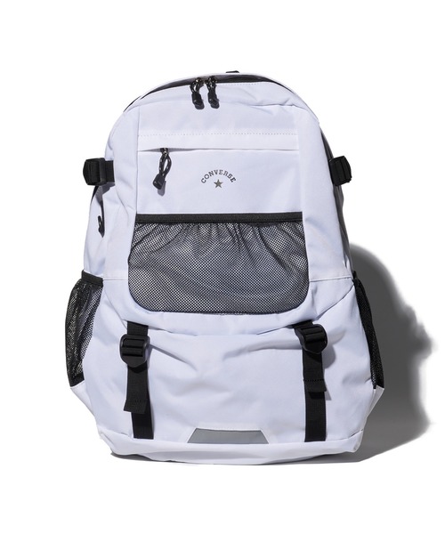 CONVERSE(コンバース)の「【CONVERSE】NEW ARCH LOGO BAG PACK/リュックサック/デイパック/カバン/バックパック/通勤・通学/コンバース(バックパック/リュック・レディース・ホワイト/ブラック・FREE)」の1枚目の写真