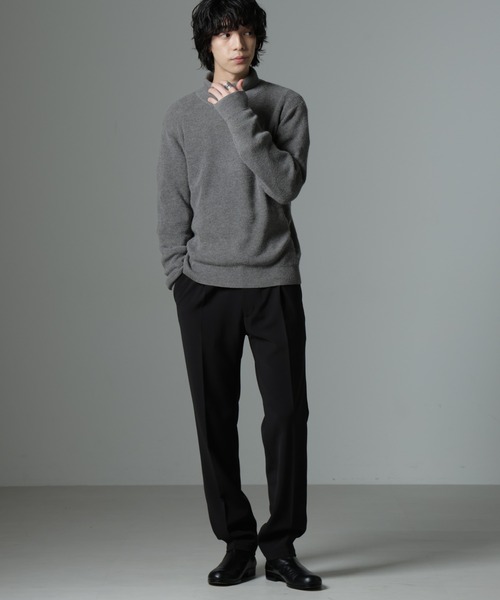 NANO universe（ナノユニバース）の「裏起毛ストレッチテーパード（その他パンツ・メンズ・ブラック/チャコール/ベージュ・S/M/L）」の18枚目の写真