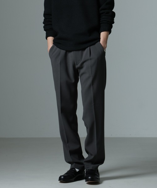 NANO universe（ナノユニバース）の「裏起毛ストレッチテーパード（その他パンツ・メンズ・ブラック/チャコール/ベージュ・S/M/L）」の10枚目の写真