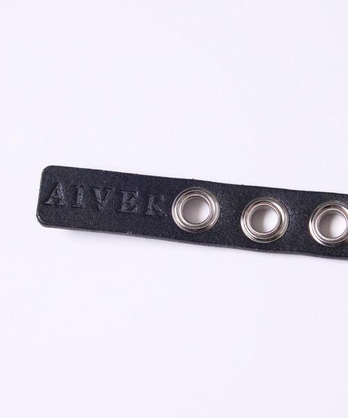 AIVER(アイバー)の「AIVER ハトメレザーバングル(バングル/リストバンド・メンズ・ブラック・FREE)」の20枚目の写真
