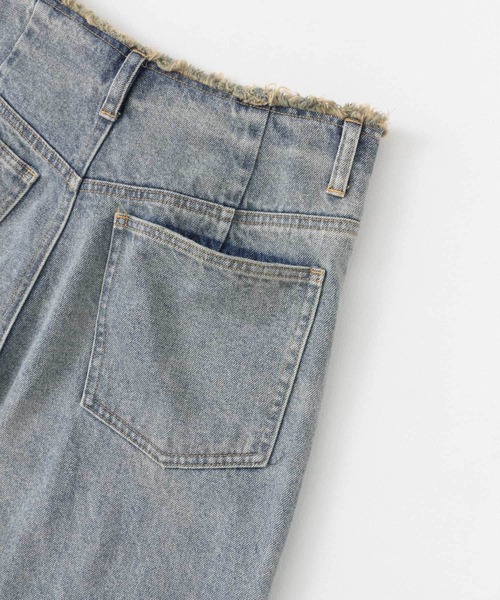 SENSE OF PLACE by URBAN RESEARCH(センスオブプレイスバイアーバンリサーチ)の「パッチワークカーブデニム(デニムパンツ・レディース・インディゴブルー/ブラック・SMALL/MEDIUM)」の17枚目の写真