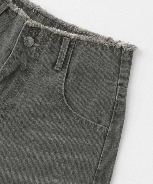 urban research バキーデニム 540114 BlackZon Smyter DB - Green
