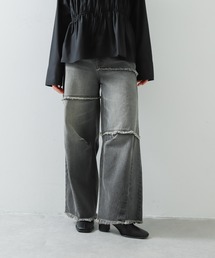SENSE OF PLACE by URBAN RESEARCH | パッチワークカーブデニム(デニムパンツ)