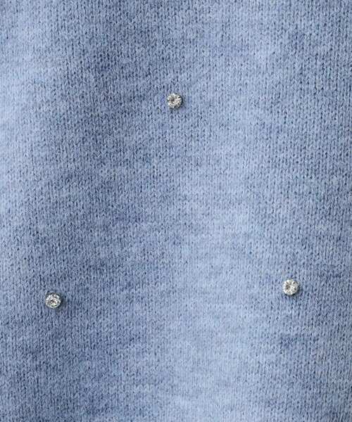 DRESKIP(ドレスキップ)の「◆【S-LL】上品でフェミニン 大人のための ふわふわビジュー付ニット(ニット/セーター・レディース・ダークブラウン/チャコールグレー/ライトブルー/オフホワイト・01/02/03/04)」の20枚目の写真