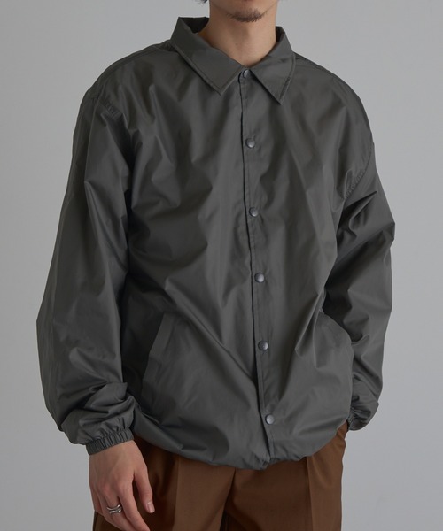 MAISON CLUB(メゾンクラブ)の「【MAISON CLUB】US Coach Jacket ウインドブレーカー 裏生地あり(ナイロンジャケット・メンズ・ブラック/ネイビー/グレー・XL/M/L/2XL)」の13枚目の写真