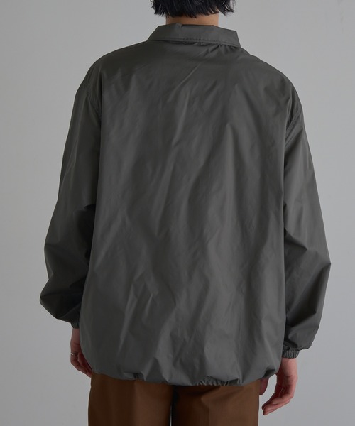 MAISON CLUB(メゾンクラブ)の「【MAISON CLUB】US Coach Jacket ウインドブレーカー 裏生地あり(ナイロンジャケット・メンズ・ブラック/ネイビー/グレー・XL/M/L/2XL)」の14枚目の写真