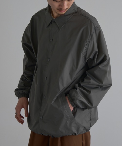 MAISON CLUB(メゾンクラブ)の「【MAISON CLUB】US Coach Jacket ウインドブレーカー 裏生地あり(ナイロンジャケット・メンズ・ブラック/ネイビー/グレー・XL/M/L/2XL)」の16枚目の写真