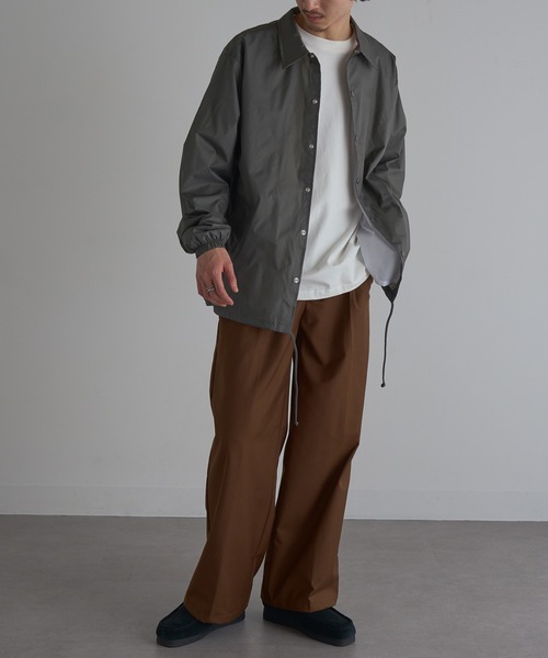 MAISON CLUB(メゾンクラブ)の「【MAISON CLUB】US Coach Jacket ウインドブレーカー 裏生地あり(ナイロンジャケット・メンズ・ブラック/ネイビー/グレー・XL/M/L/2XL)」の18枚目の写真
