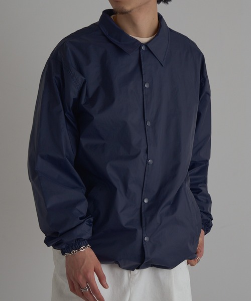 MAISON CLUB(メゾンクラブ)の「【MAISON CLUB】US Coach Jacket ウインドブレーカー 裏生地あり(ナイロンジャケット・メンズ・ブラック/ネイビー/グレー・XL/M/L/2XL)」の21枚目の写真