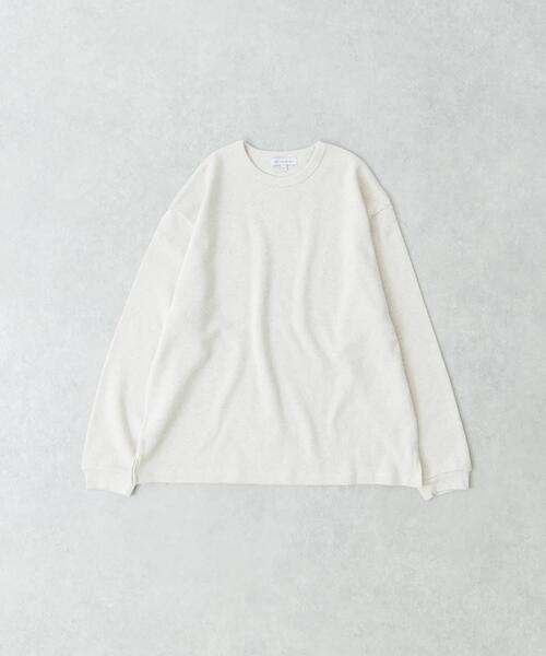 URBAN RESEARCH（アーバンリサーチ）の「『UR TECH』度詰めワッフルロングスリーブ（Tシャツ/カットソー・メンズ・ブラウン系その他/チャコールグレー/ホワイト/ベージュ系その他・SMALL/MEDIUM/LARGE/X-LARGE）」の4枚目の写真