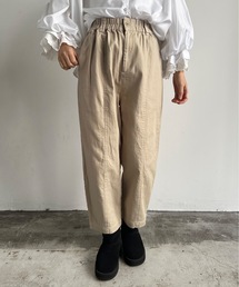 vent blanc / ヴァンブラン コクーンパンツ ウエストゴム ワイドパンツ