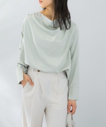 URBAN RESEARCH ROSSO WOMEN | ドレープネックサテンブラウス(シャツ/ブラウス)