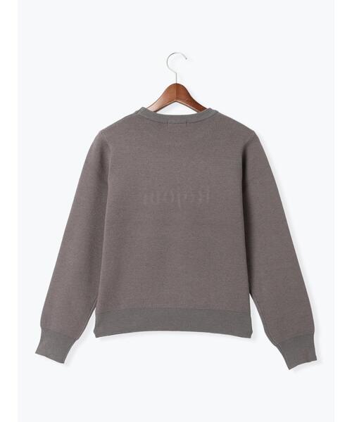 Te chichi（テチチ）の「Rejoui刺繍ロゴニットプルオーバー（ニット/セーター・レディース・チャコールグレー/オフホワイト・F）」の8枚目の写真