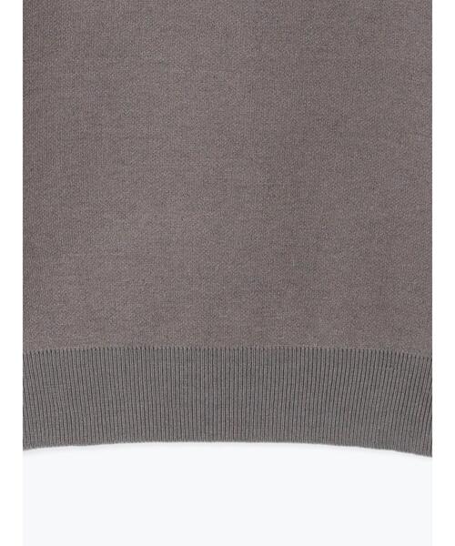 Te chichi（テチチ）の「Rejoui刺繍ロゴニットプルオーバー（ニット/セーター・レディース・チャコールグレー/オフホワイト・F）」の5枚目の写真