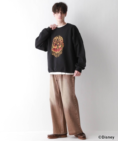 Disney（ディズニー）の「【Disney/ディズニー】別注/ヴィランズプリント裏起毛クルーネックスウェット（スウェット・メンズ・ブラック/その他7/その他8・MEDIUM/LARGE）」の7枚目の写真