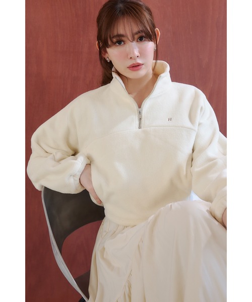 Flight Mode Half Zip Fleece Pullover（その他トップス）｜Her lip to