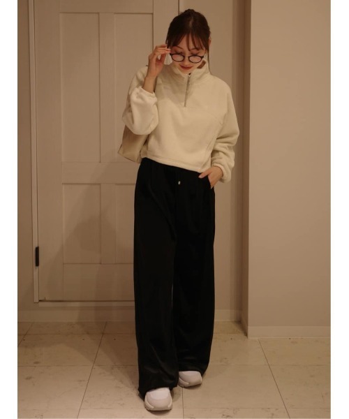 Flight Mode Half Zip Fleece Pullover（その他トップス）｜Her lip to