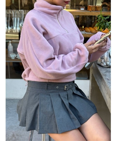 Flight Mode Half Zip Fleece Pullover（その他トップス）｜Her lip to