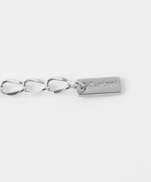 SMELLY(スメリー)の「ステンレスデザインチェーンネックレス(ネックレス・レディース・シルバー・-)」の6枚目の写真