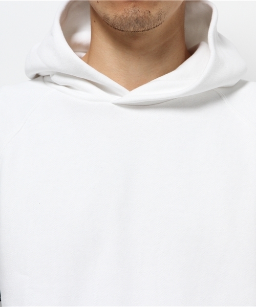 EDIFICE（エディフィス）の「◇30/7 FRENCH TERRY ラインパーカー（パーカー・メンズ・ダークブルー/チャコールグレー/ホワイト/キャメル・48/46/44）」の15枚目の写真