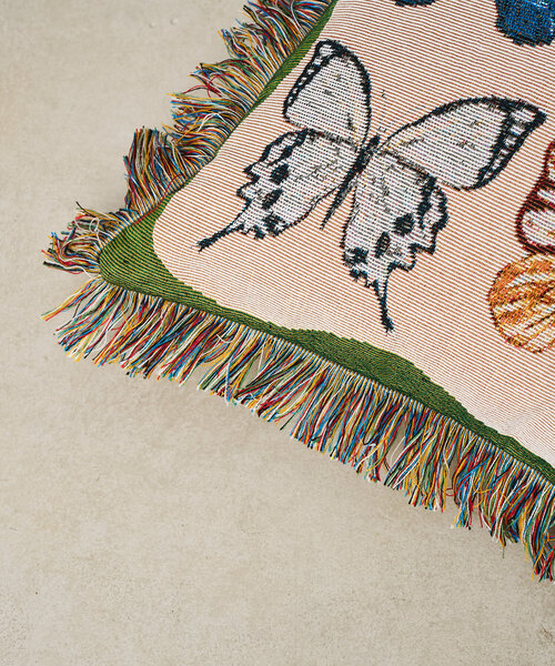 BIRTHDAY BAR（バースデイバー）の「【SAHIR サヒール】Cushioncover butterfly（クッション/クッションカバー・レディース・グリーン・0）」の7枚目の写真