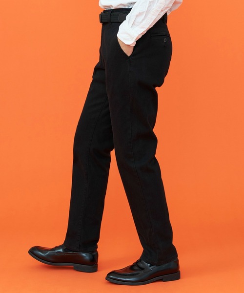 EDWIN（エドウィン）の「EDWIN エドウィン【暖】WILD FIRE ジャージーズ チノパンツ トラウザー 暖パンツ ストレッチ 裏起毛（チノパンツ・メンズ・ベージュ/オリーブ/ブラック・MEDIUM/LARGE/SMALL）」の4枚目の写真