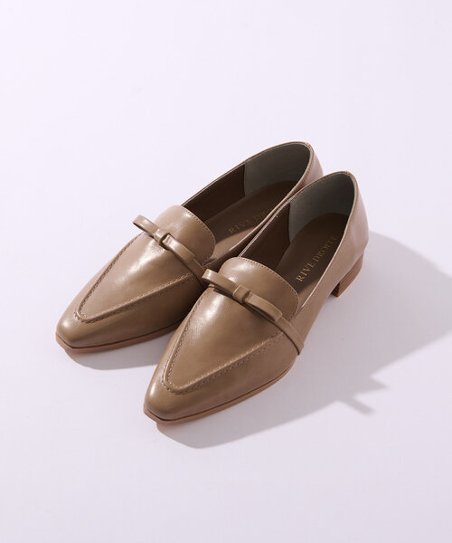 RIVE DROITE(リヴドロワ)の「【きちんと見えにも◎】リボンローファー(ローファー・レディース・ベージュ/ブラック・SMALL/MEDIUM/LARGE)」の18枚目の写真