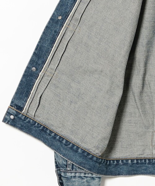【別注】AUBERGE × Brilla per il gusto / ユーズドデニム 1stタイプ ブルゾン