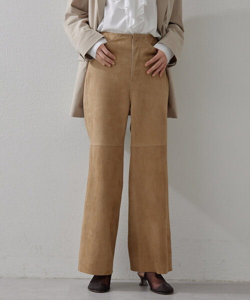 Whim Gazette(ウィムガゼット)の「スエードパンツ(その他パンツ・レディース・キャメル・FREE)」の7枚目の写真