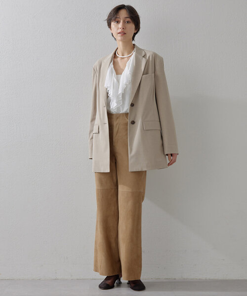 Whim Gazette(ウィムガゼット)の「スエードパンツ(その他パンツ・レディース・キャメル・FREE)」の2枚目の写真