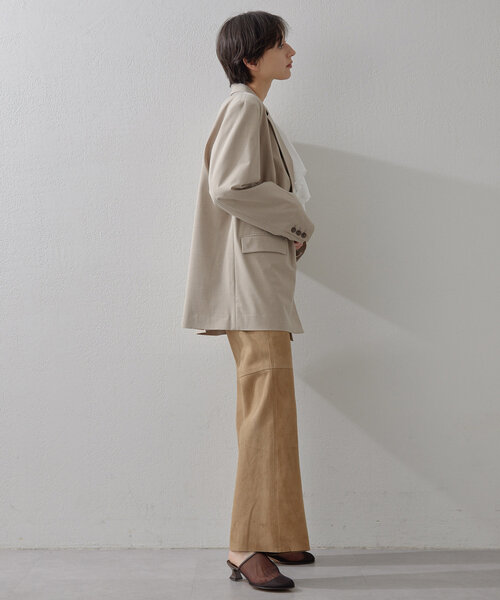 Whim Gazette(ウィムガゼット)の「スエードパンツ(その他パンツ・レディース・キャメル・FREE)」の5枚目の写真