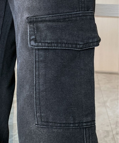 LEFLAH ストラップカーゴデニム ※WANIMA着用 ZARA カーゴデニムパンツ | 1538/490 パンツ・ボトムス