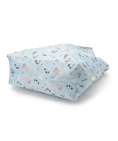 SHOO・LA・RUE(シューラルー)の「【UCHINOKOKAMOII】エコバッグ(エコバッグ/サブバッグ・レディース・ベビーピンク/ブラック/サックスブルー/アイボリー・00)」の8枚目の写真