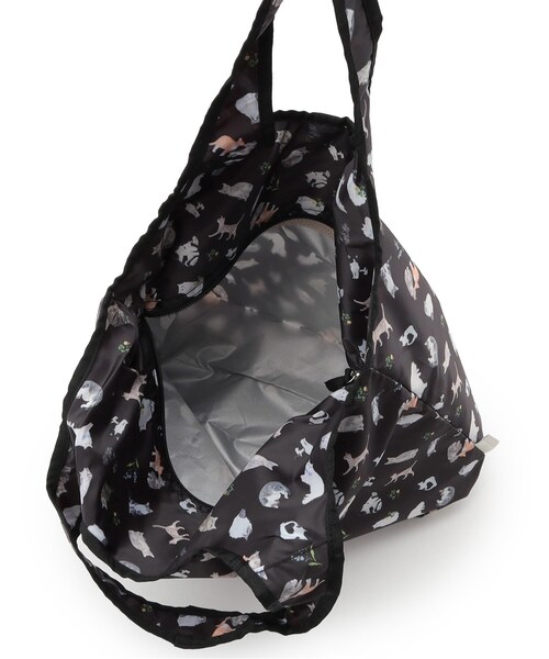 SHOO・LA・RUE(シューラルー)の「【UCHINOKOKAMOII】エコバッグ(エコバッグ/サブバッグ・レディース・ベビーピンク/ブラック/サックスブルー/アイボリー・00)」の10枚目の写真