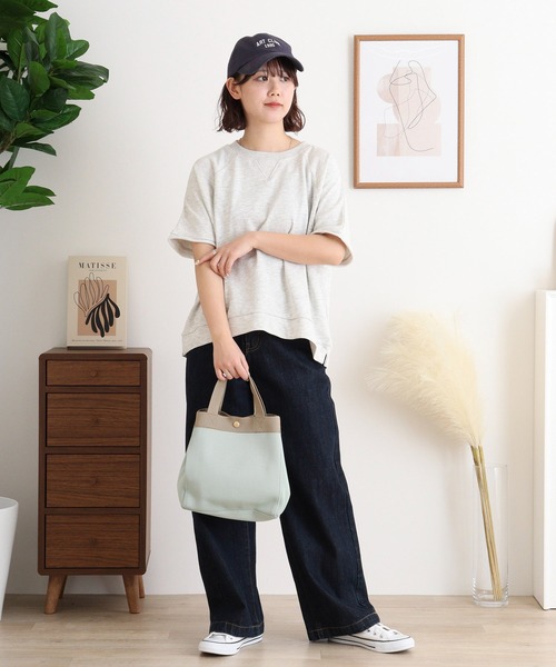 ROOTOTE(ルートート)の「ROOTOTE ニット編みトートBAG(トートバッグ・レディース・セージグリーン/ブラック/ベージュ・FREE)」の11枚目の写真