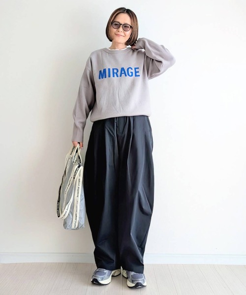 notch.(ノッチ)の「【 notch. by yui 】タックワイドコクーンパンツ(チノパンツ・レディース・ダークネイビー/ライトグリーン/ホワイト/ベージュ・TM/M)」の18枚目の写真