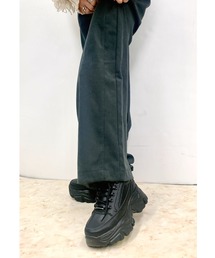 R&E | 【R&E】サイドファスナーメタルポイント厚底スニーカー(スニーカー)