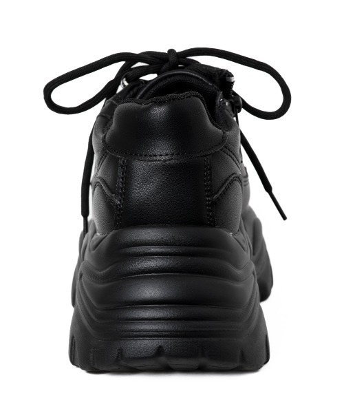 R&E（アールアンドイー）の「【R&E】サイドファスナーメタルポイント厚底スニーカー（スニーカー・レディース・ブラック/ホワイト・L/M/LL/S）」の11枚目の写真