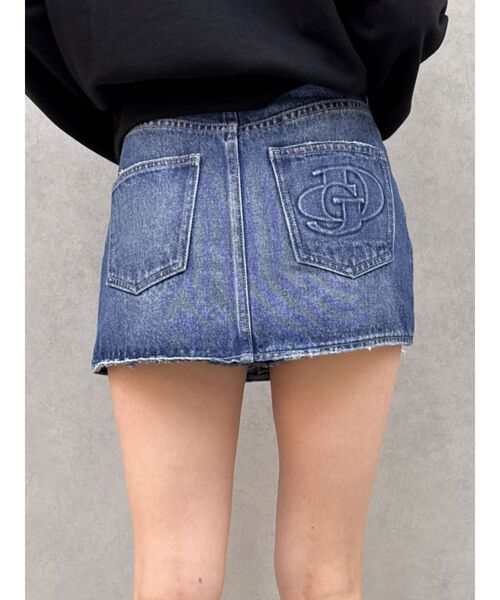 【専用】新品タグ付き ミランカ チノハイウエストパンツ&デニムスカート Lace Ladies デニムスカート ハイウエスト Aライン デニム ミニ