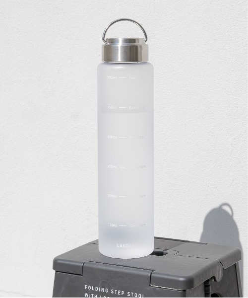 LAKOLE（ラコレ）の「ハンドル付きタイムマーカーボトル / 252928（水筒・レディース・その他1/グレー/ライトグリーン/パープル・FREE）」の4枚目の写真