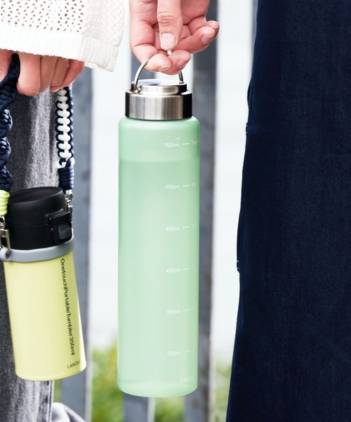 LAKOLE（ラコレ）の「ハンドル付きタイムマーカーボトル / 252928（水筒・レディース・その他1/グレー/ライトグリーン/パープル・FREE）」の3枚目の写真