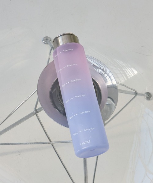 LAKOLE（ラコレ）の「ハンドル付きタイムマーカーボトル / 252928（水筒・レディース・その他1/グレー/ライトグリーン/パープル・FREE）」の20枚目の写真