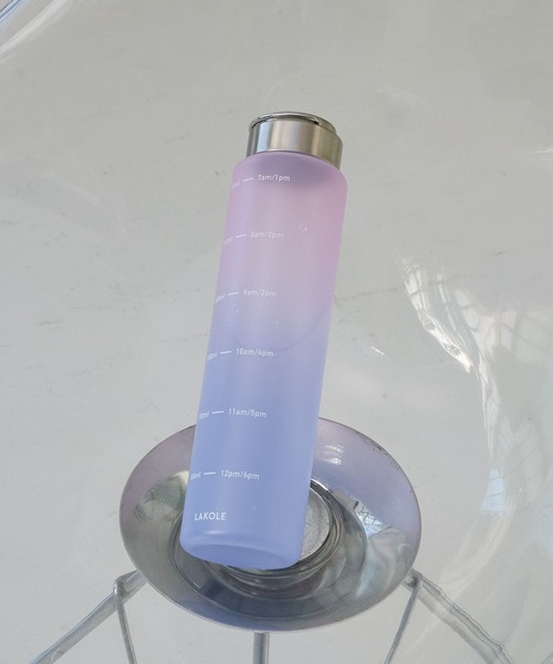 LAKOLE（ラコレ）の「ハンドル付きタイムマーカーボトル / 252928（水筒・レディース・その他1/グレー/ライトグリーン/パープル・FREE）」の21枚目の写真