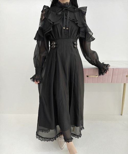 あ*い様 ★ couture by ROJITA ラッフルロングワンピース ラッフルロングワンピース（ワンピース）｜couture BY ROJITA