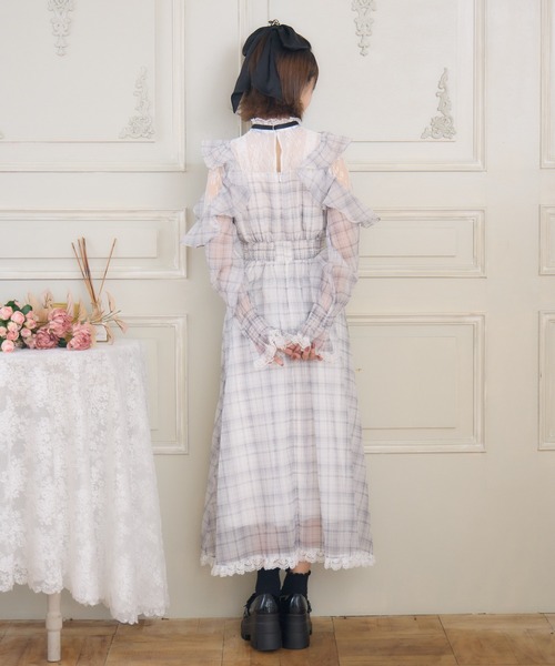 セール】ラッフルロングワンピース（ワンピース）｜couture BY ROJITA