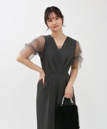 TRUDEA | インナー付きオールインワン(パンツドレス)