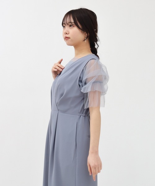 TRUDEA（トルディア）の「インナー付きオールインワン（パンツドレス・レディース・チャコールグレー/ベージュ/ブルー・MEDIUM/LARGE）」の17枚目の写真