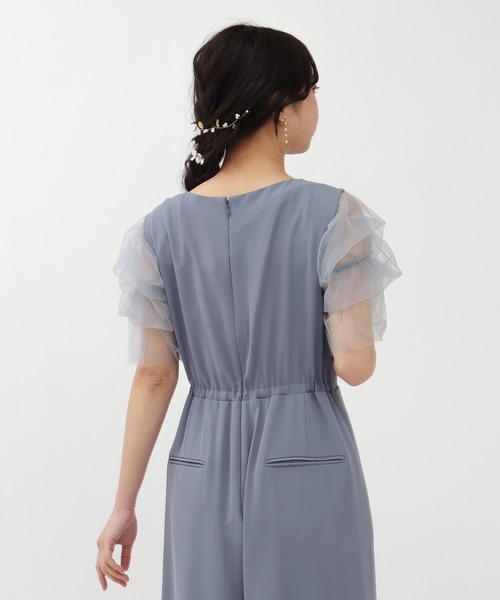 TRUDEA（トルディア）の「インナー付きオールインワン（パンツドレス・レディース・チャコールグレー/ベージュ/ブルー・MEDIUM/LARGE）」の18枚目の写真