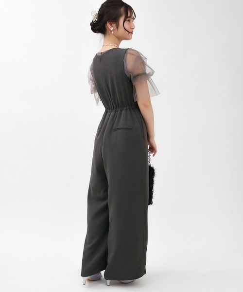 TRUDEA（トルディア）の「インナー付きオールインワン（パンツドレス・レディース・チャコールグレー/ベージュ/ブルー・MEDIUM/LARGE）」の22枚目の写真