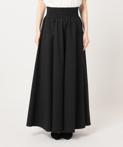 JOURNAL STANDARD（ジャーナルスタンダード）の「【撥水/接触冷感/洗える/UVカット】リネンナイロンストレッチギャザースカート（スカート・レディース・ブラック/ブラウン・36/38）」の15枚目の写真